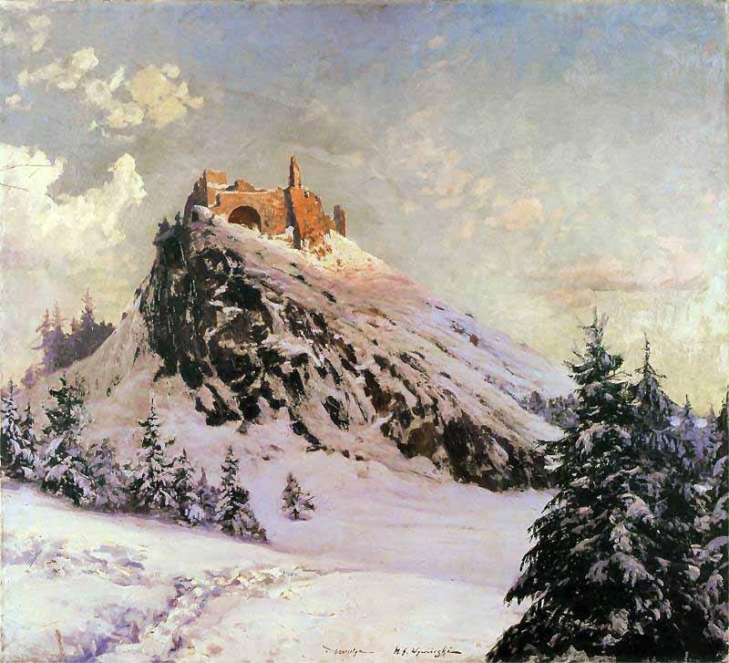 Claude Monet Czorsztyn Castle Sweden oil painting art